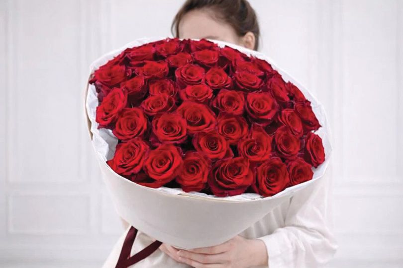 Happy Valentine's Day Bouquet 50 Pieces