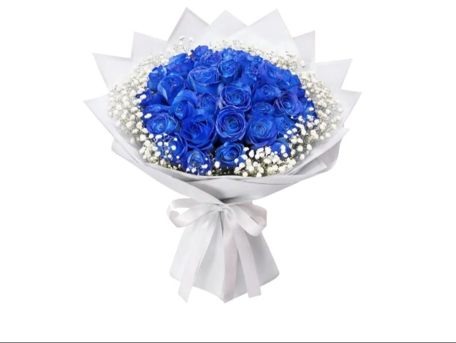 Blue Flower Arrangement