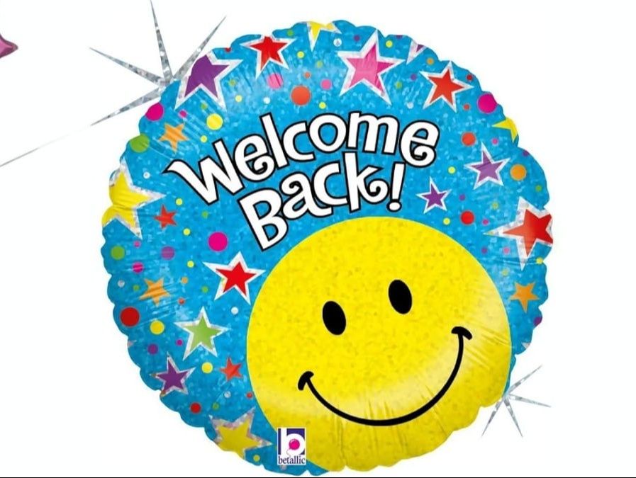 Welcome back balloons