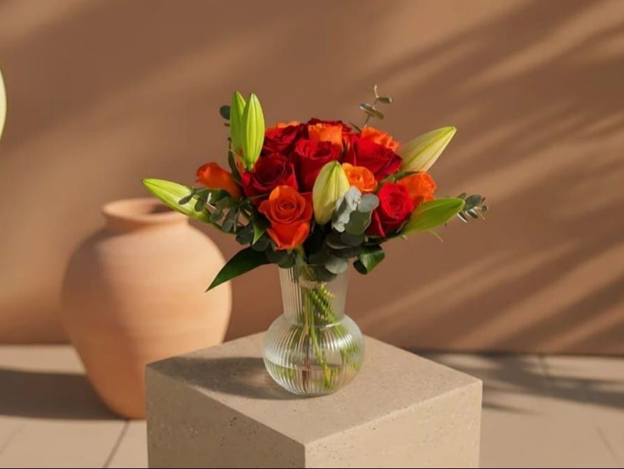 Mixed Color Vase