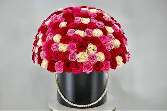 Signature Multicolor Rose Box