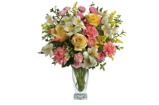 Yellow Light Vase
