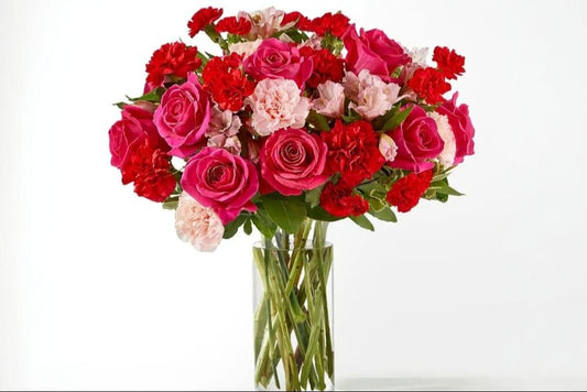 Valentines Day Flower Vase