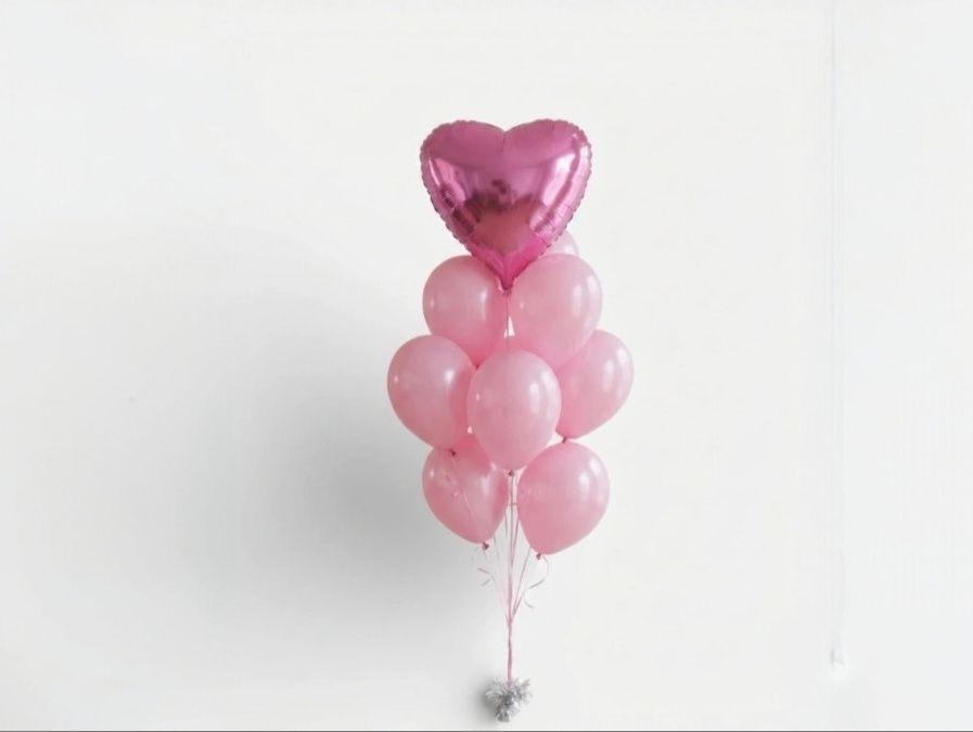 Pink Balloons Bunch