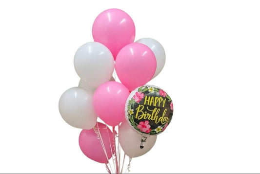 Happy birthday light balloons