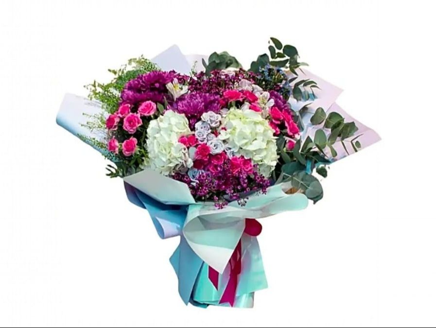 Sunshine Mixed Hydrangea Arrangement