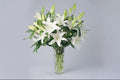 White Lily Vase