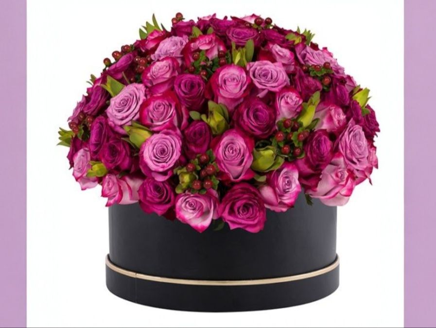 Purple Box Rose 9