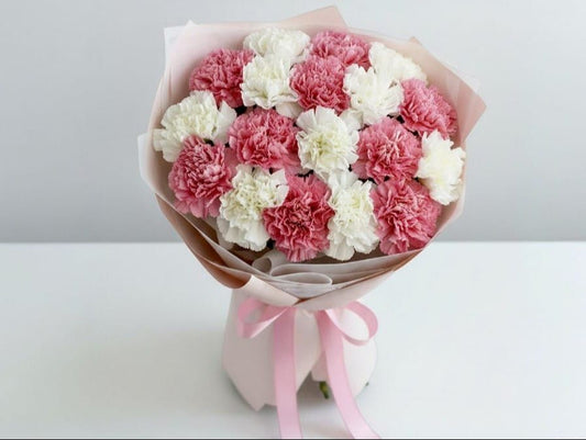 Blush Whisper Carnation Bouquet