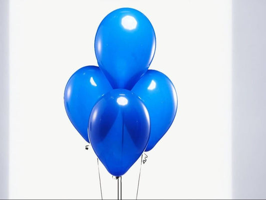 Blue Balloons 4 pieces
