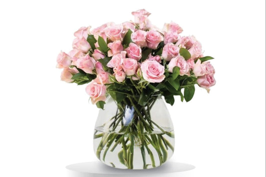 baby pink vase