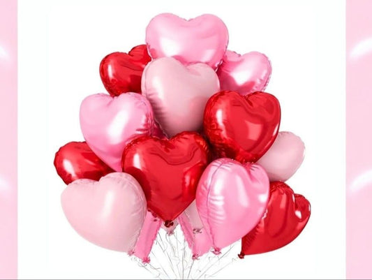 Valentine's Vibe Foil Balloon Bouquet