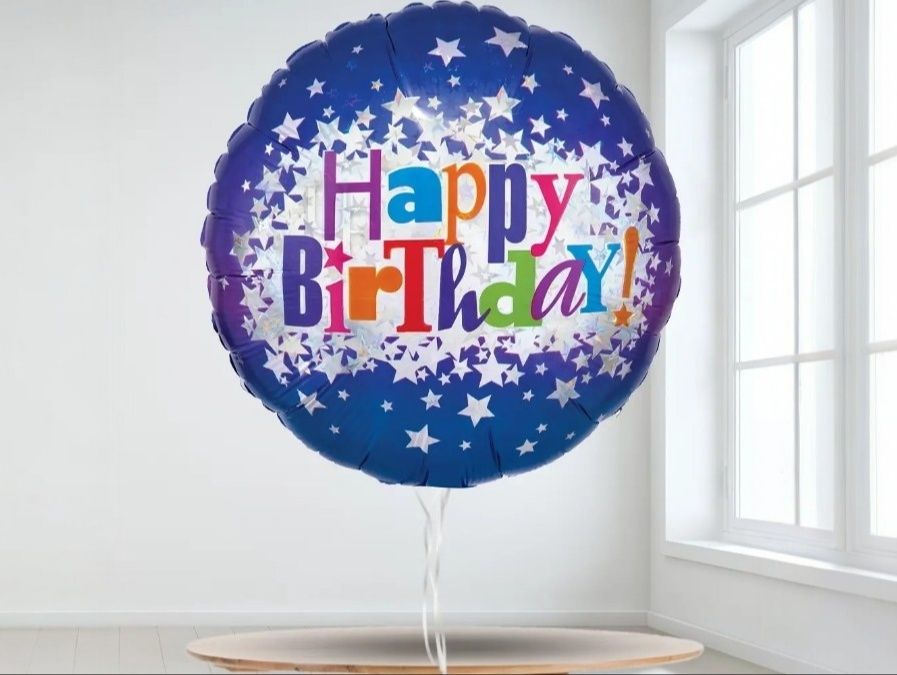 Happy Birthday Balloon Blue single