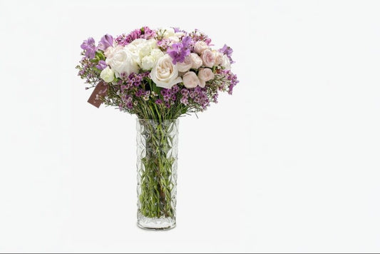 Sculpted serenity vase