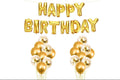 Highland - Golden Happy Birthday Decoration Set