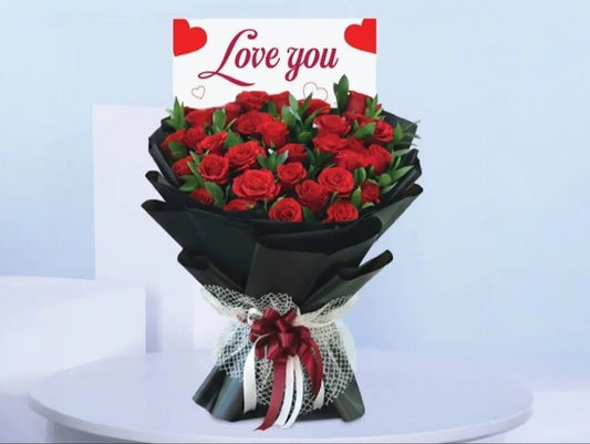 Fresh Flowers red rose