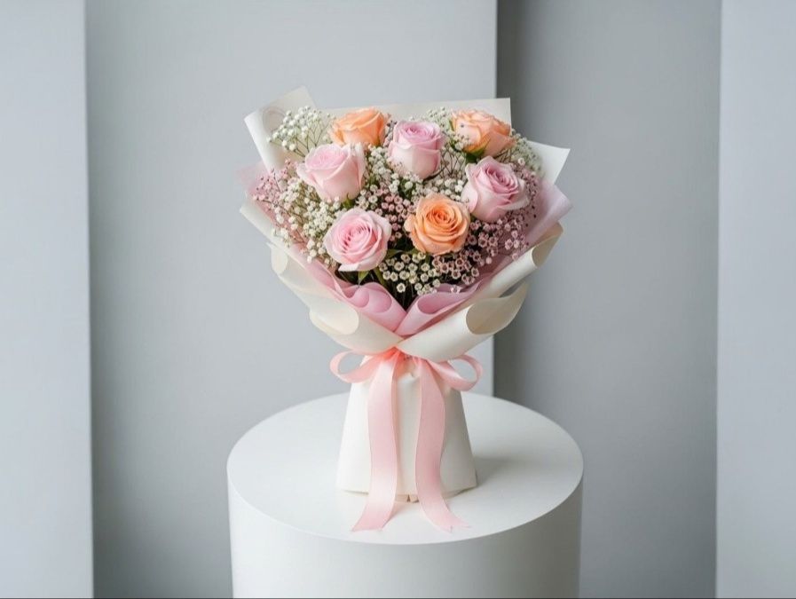 Pink Love Rose Bouquet
