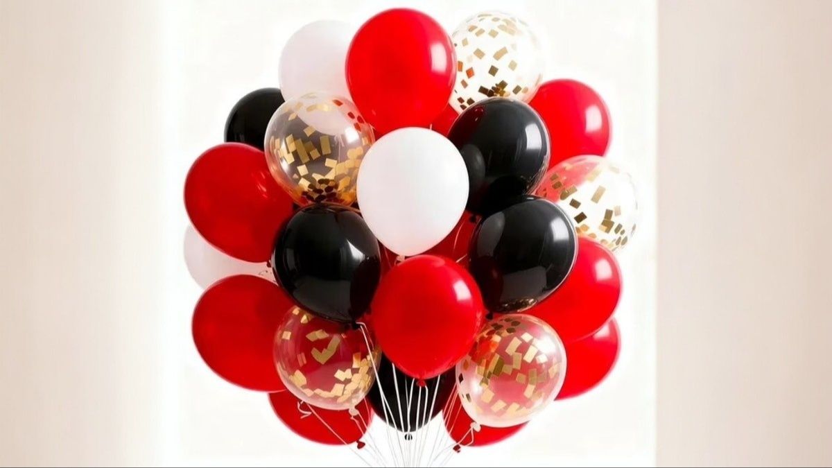 25 Celebrate party balloons helium