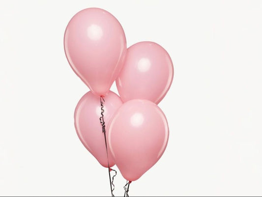 Pink balloons 4 pieces