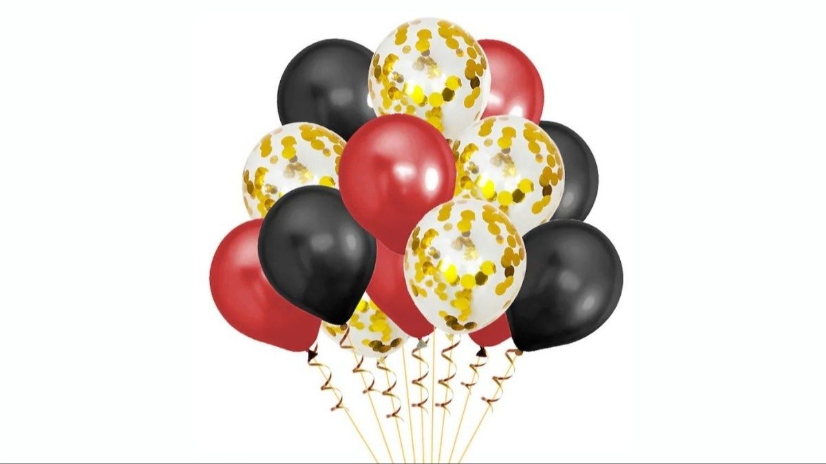 15 Mix Balloons Love Seat