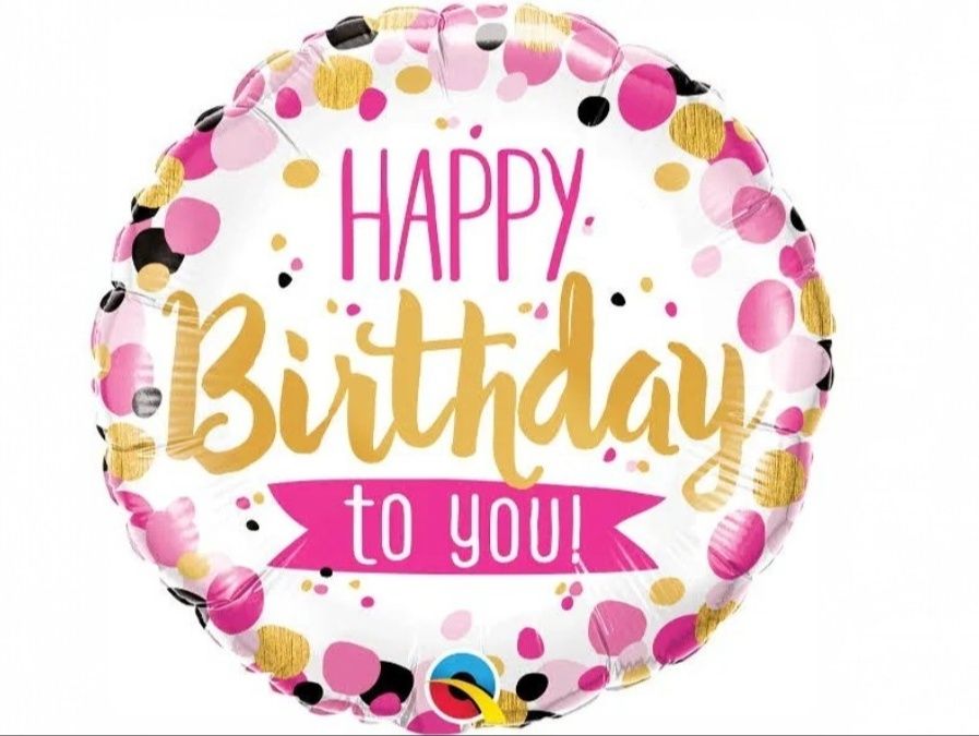 Single Happy Birthday Balloon Pink