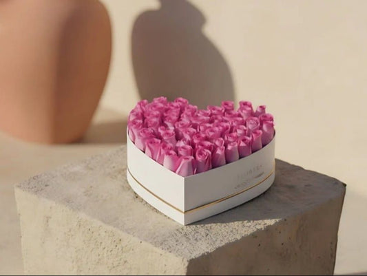 51 Pink Heart Box