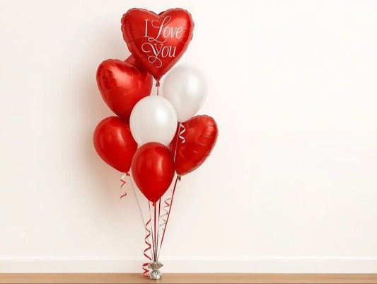 I Love You Balloon Bouquet - Set Of 4