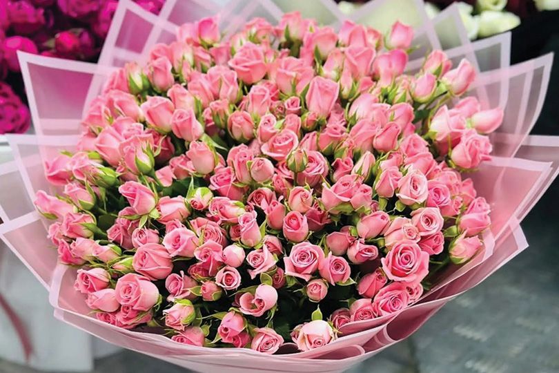 Baby Pink Rose Bouquet