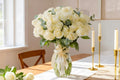 Elegant White Roses Vase – 25 Premium White Roses
