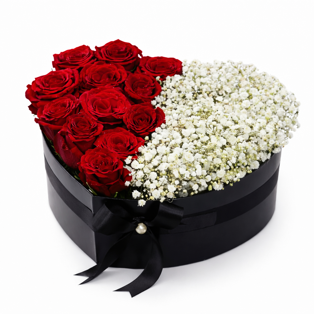 Eternal Love Heart Flower Box