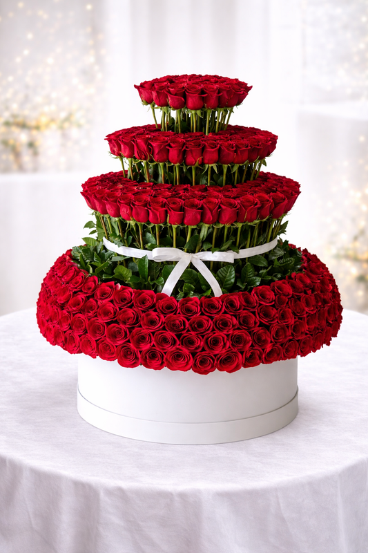 Only For You Forever Rose Box – Grand 225 Roses Edition
