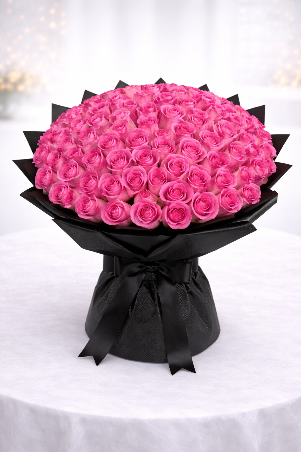 Pink Rose Birthday Bouaquet – 120 Roses