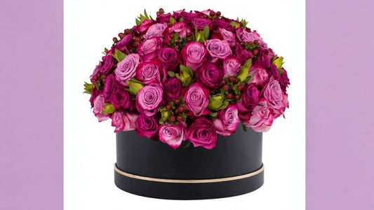 Purple Love Box – 41 Premium Purple Roses