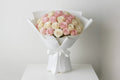 Romantic Blooms – Pink & White Rose Bouquet