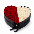 Royal Harmony Heart Rose Box (50 Roses)