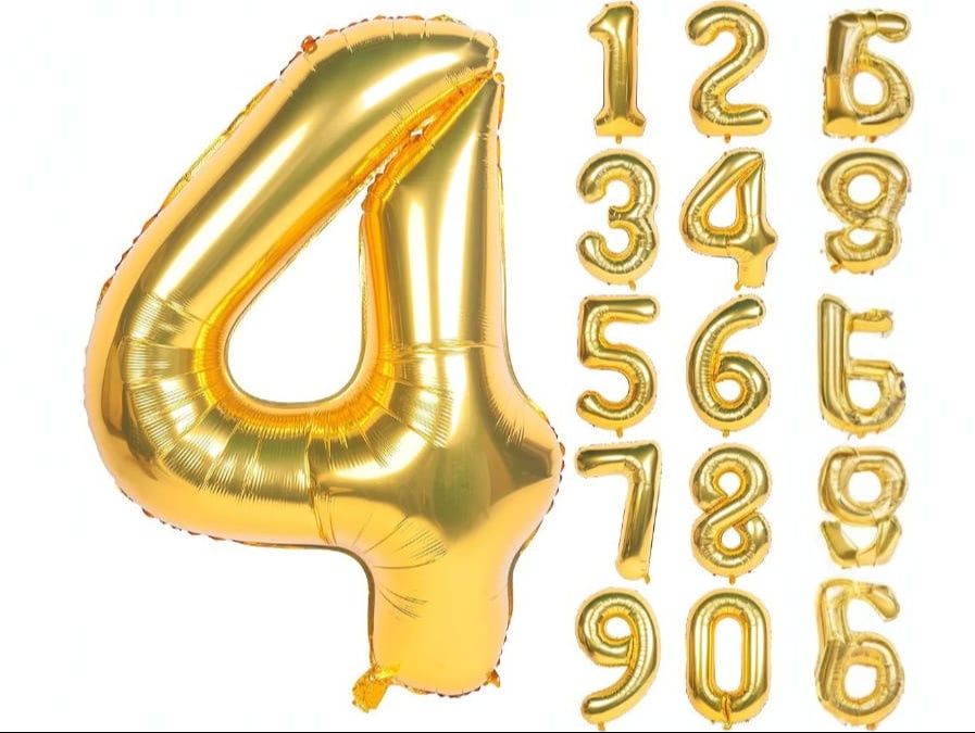 Foil Number Balloon