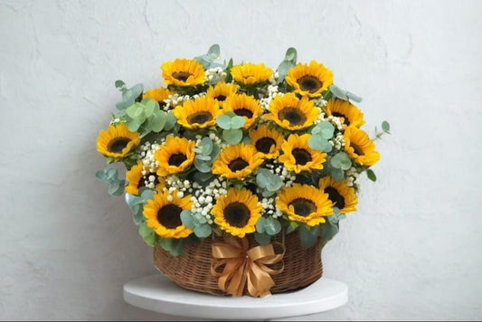 Sunflower Basket