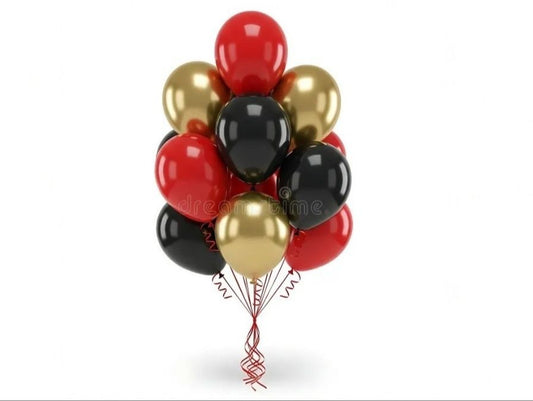 Golden Love Balloons Seat 12