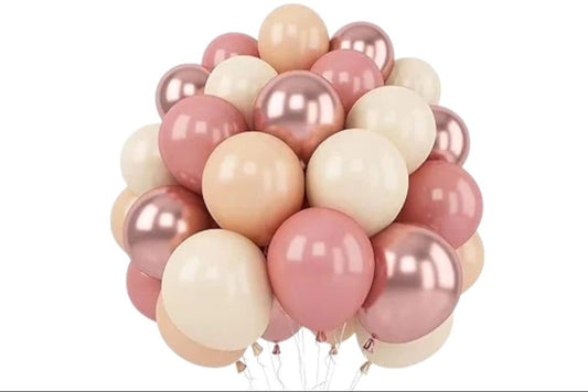 Nude Dusty Pink Balloons Set,