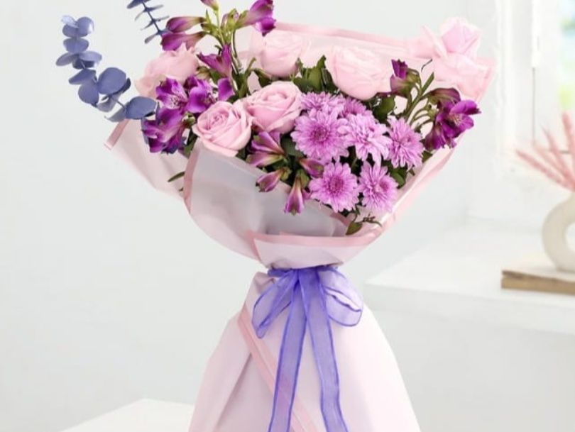romantic purple arrangement