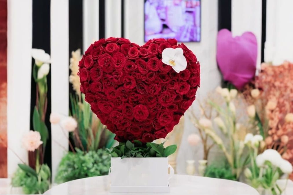 Heart of Roses 3D Red Roses Pieces 125