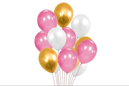 Light balloons happy birthday