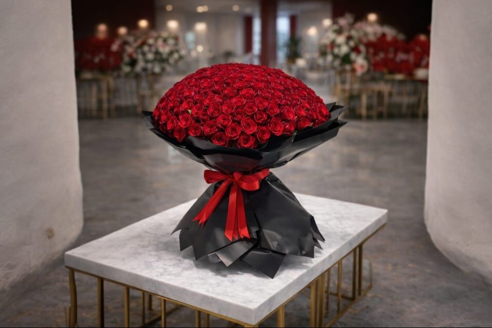 101 Red Roses Forever Bouquet