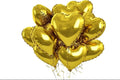 Golden love hard balloons