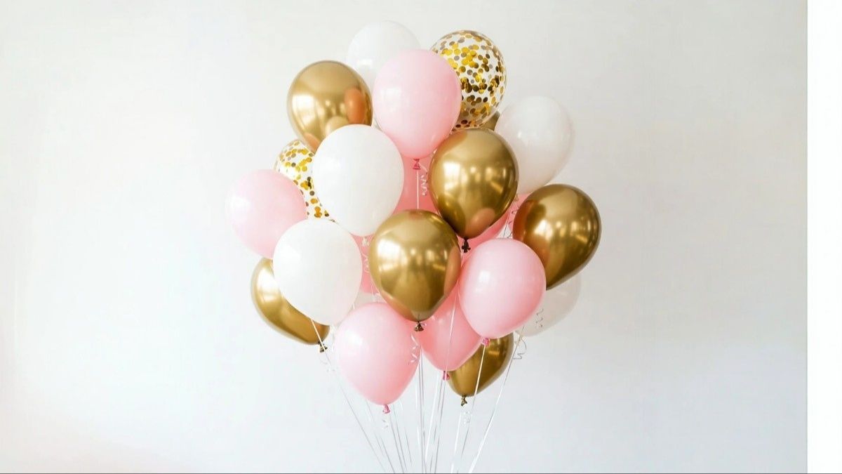 Pink and Gold Theme Balloon Decoration Kit