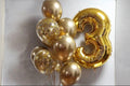 Solid gold Balloon Bouquet
