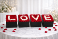 LOVE Rose Box Arrangement – 200 Roses (4 Boxes)