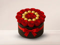 Box of Red Roses with Ferrero Rocher Chocolates